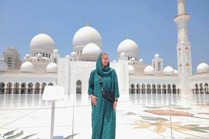 Abu Dhabi City Tour of Grand Mosque, Palace, Louvre, and Ferrari - Starting at Sheikh Zayed Grand Mosque