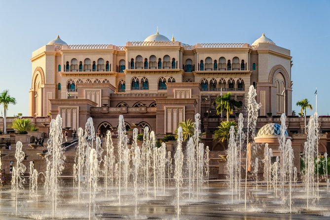 Abu Dhabi Private Tour with Qasr Al Watan & Gold Cappuccino at Emirates Palace - One hour for lunch and shopping at Marina Mall