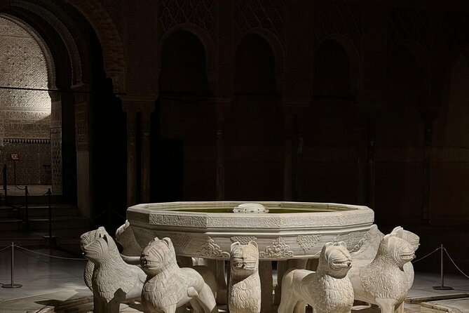 Alhambra Night Tour with tickets included Nasrid Palaces - The opening history talk and Palace of Charles V