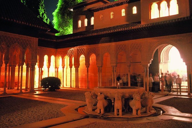 Alhambra: Night Visit to Nasrid Palaces - Entering the Nasrid Palaces at night