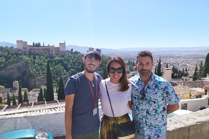 Alhambra with Nazaries Palaces Private Tour - Starting the walk up to the Alhambra
