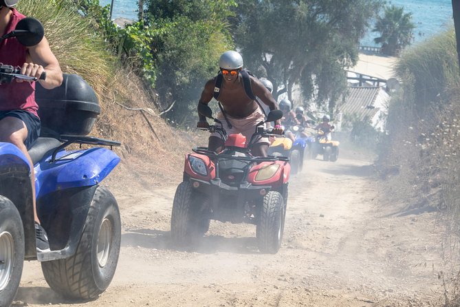 ATV Quad Guided Sightseeing/ Exploring Tour@The Pink Palace Corfu - Riding through west Corfu’s olive country