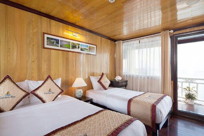 Bai Tu Long boutique & budget cruise 2D: Kayaking, swimming at pristine palaces - Your private cabin and the overnight boat