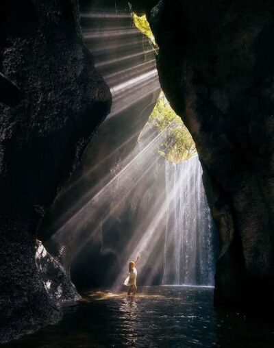 Trip to Tirta Gangga Palace and Tukad Cepung Waterfall