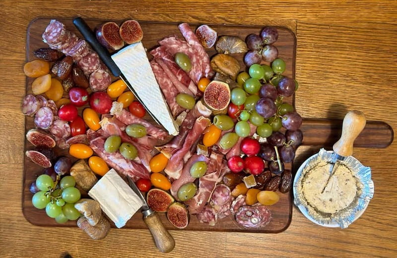 Bergerac: Lunch at Chateau Lestevenie - The Food: Local Meats, Cheese, and Seasonal Fruit