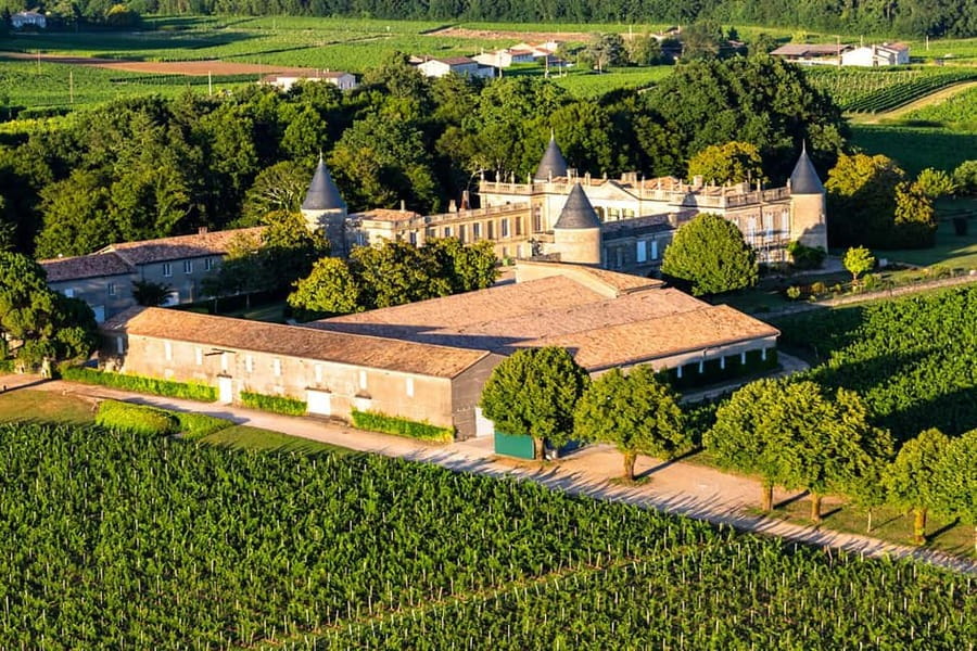 Bordeaux: Panoramic flight over vineyards and châteaux - Starting at Les Artigues de Lussac aerodrome