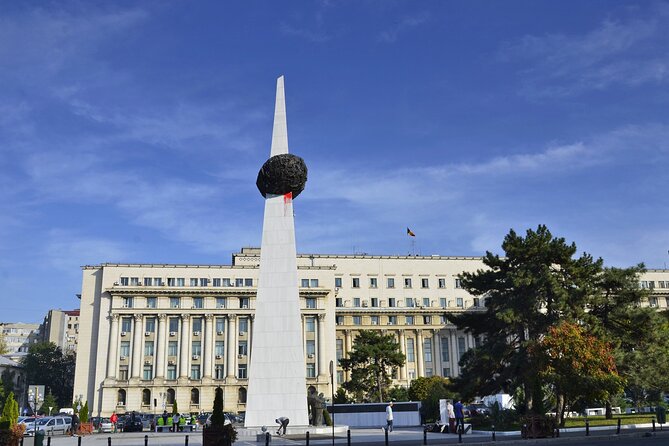 Bucharest one day tour with Parliament Palace and Village Museum - Revolution Square and the end of communist rule