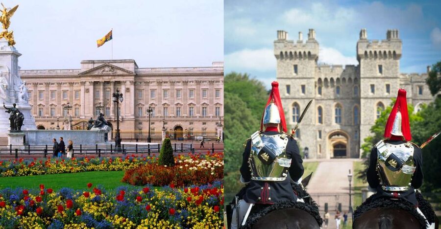Buckingham Palace & Windsor Castle: Full-Day Tour - The walk between palace sessions