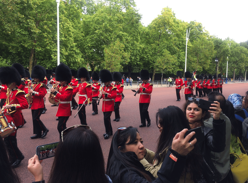 Changing of the Guard at Buckingham Palace - Clarence House adds a quieter royal setting