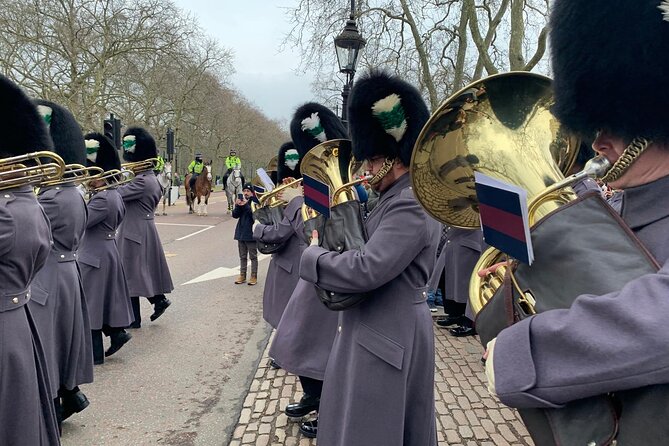 Changing of the Guard at Buckingham Palace Experience - Following the guards along The Mall