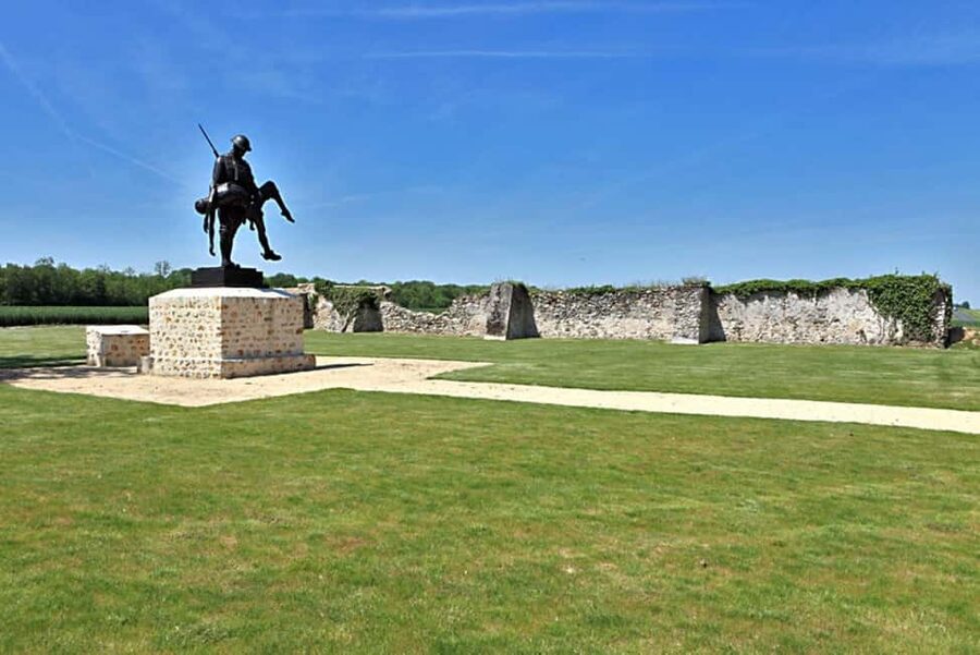Château-Thierry: Belleau Wood & the 2nd Battle of the Marne - The German cemetery and the view across the battlefield