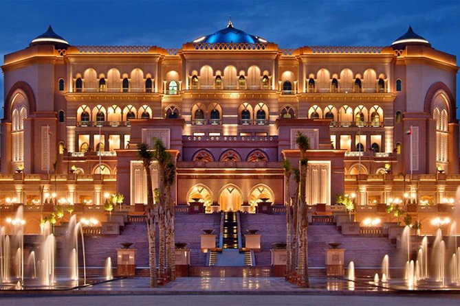 Dining Experience at iconic Emirates Palace Abu Dhabi - Entering Emirates Palace on West Corniche Road