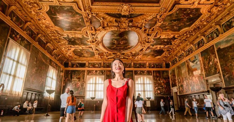 Doge's Palace & St. Mark's Basilica with Terrace Access Tour - Pace, stairs, bags, and timing