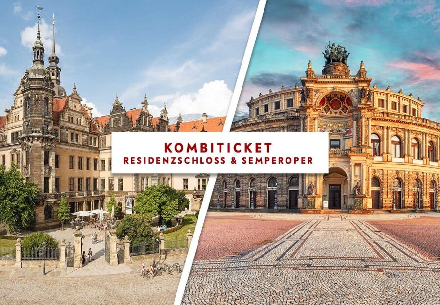 Dresden: Semperoper und Residenzschloss - From opera house to the Residenzschloss