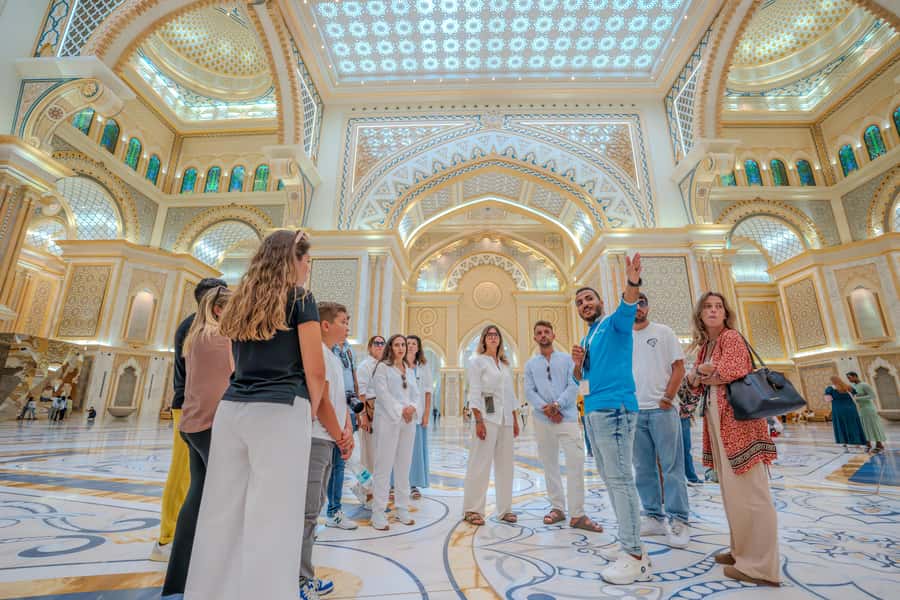 Dubai: Abu Dhabi Day-Trip Grand Mosque, Royal Palace & Lunch - A full Abu Dhabi day from a Dubai base