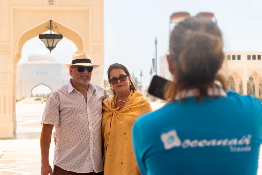Dubai to Abu Dhabi Private Tour: Grand Mosque & Royal Palace - Sheikh Zayed Grand Mosque: allow time for the details