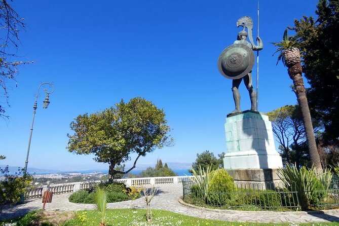 e-MTB Tour Agii Deka - Stavros Mountain - Achilleion Palace - Key points at a glance