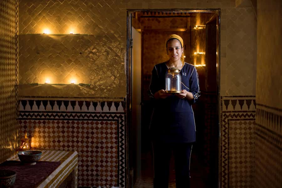 Fes: Traditional Hammam Massage in a Luxury Palace - A palace setting instead of a quick spa stop