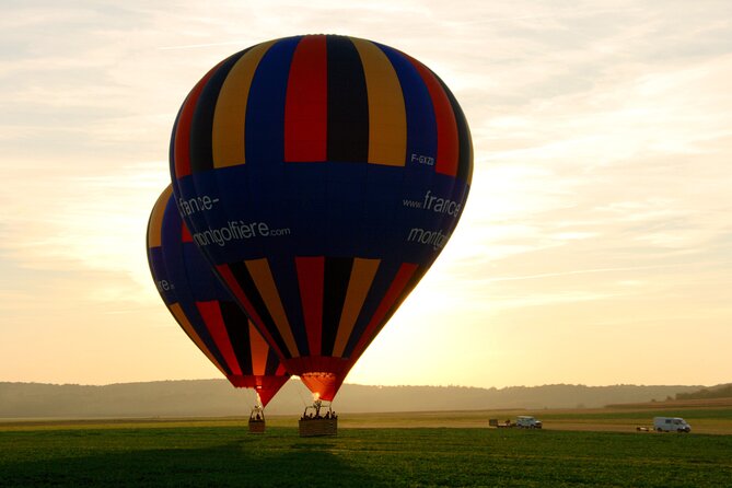 Fontainebleau Forest Half Day Hot-Air Balloon Ride with Chateau de Fontainebleau - Landing, packing, and the champagne toast