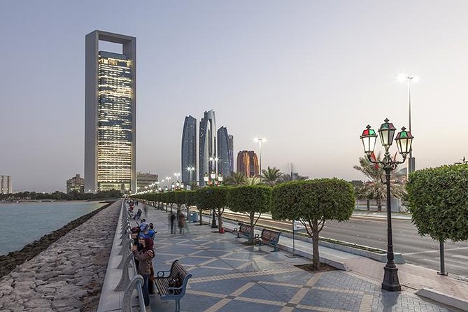 From Abu Dhabi: Grand Mosque, Qasr Al Watan Palace & Etihad Tower - Emirates Palace is a photo stop, not an interior visit