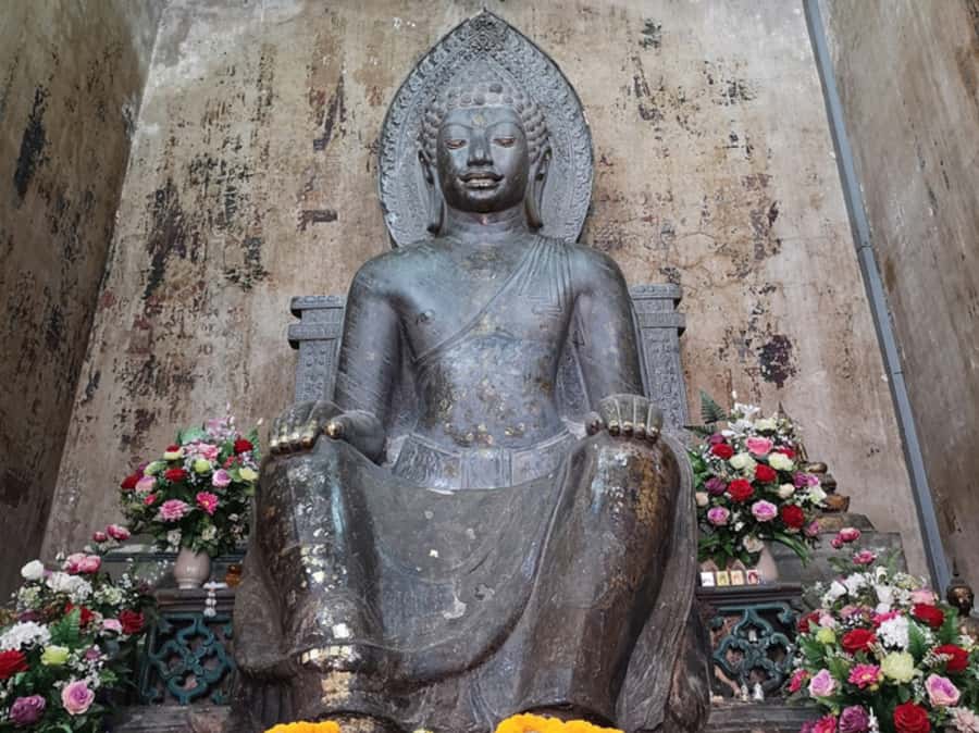 From Bangkok: Ayutthaya Tour, Elephant Palace & Royal Kraal - Wat Yai Chai Mongkhon and its large stupa