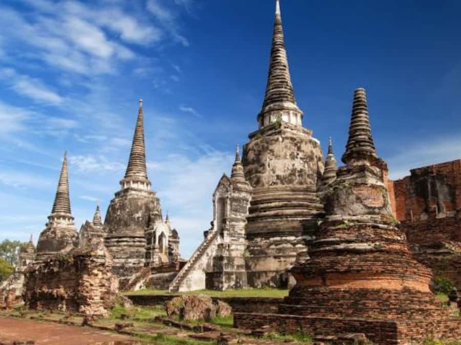 From Bangkok: Ayutthaya Tour, Elephant Palace & Royal Kraal - Wat Na Phra Men near the royal crematorium
