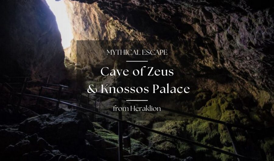 From Heraklion: Cave of Zeus & Knossos Palace Private Tour - Entering the Cave of Zeus at Diktaion Andron