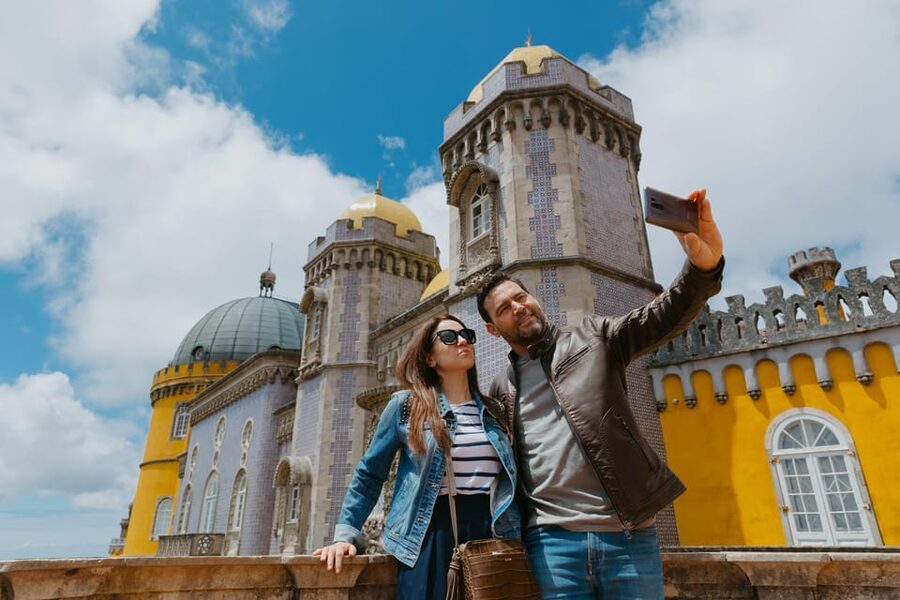 From Lisbon: Sintra, Pena Palace, Cascais and Wine Tasting - Exploring Sintra’s historic center