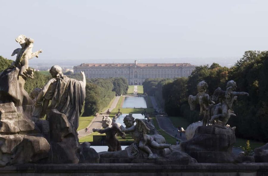 From Naples: Caserta Royal Palace Tour - Entering the Royal Palace of Caserta