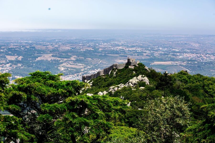 From Sintra: Pena Palace Guided Tour - Walking the terraces and colorful exterior