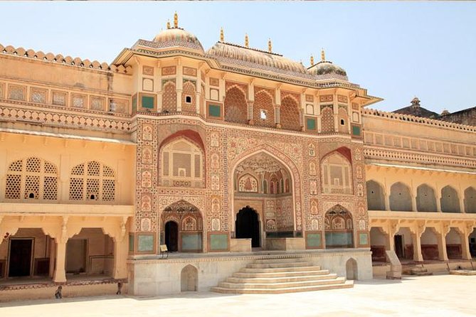 Full-Day Jaipur City Tour with Amber Fort and City Palace - Jal Mahal is a short stop with a fine view