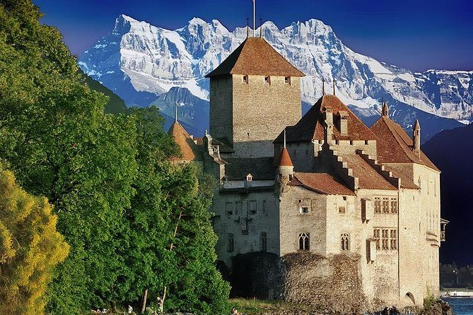 Geneva to Lausanne, Montreux and Château Chillon Private Tour - Château Chillon, the medieval star of the day