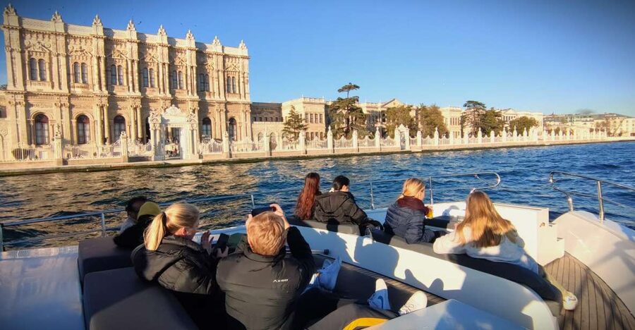 Guided Dolmabahce Palace Tour with Bosphorus Sunset Cruise - From Ciragan Palace to Rumeli Fortress