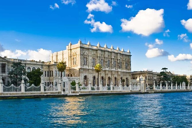 Imperial Splendor: Dolmabahce Palace & Bosphorus Yacht Cruise - Palaces, mosques, and waterfront mansions from the boat