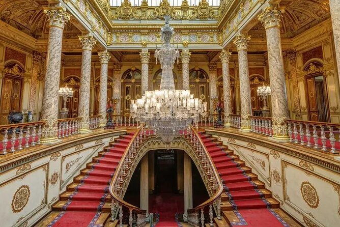 Imperial Splendor: Dolmabahce Palace & Bosphorus Yacht Cruise - The mosque beside the palace