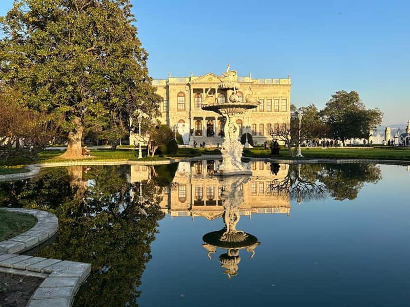 Istanbul: Dolmabahce Palace and Harem Fast-Track & Audio - The gardens and Bosphorus setting