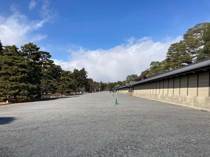 Kyoto: Nijo Castle and Kyoto Imperial Palace Guided Tour - Kyoto Imperial Palace, ceremony in an open garden setting
