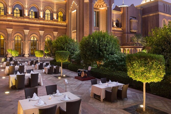 Lebanese Terrace and Emirates Palace with Transfer and Lunch - A Lebanese lunch inside Emirates Palace