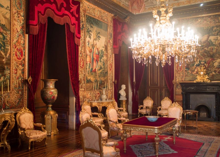 Lisbon: National Palace of Ajuda E-Ticket & City Audio Guide - Inside Ajuda Palace, focus on the royal rooms