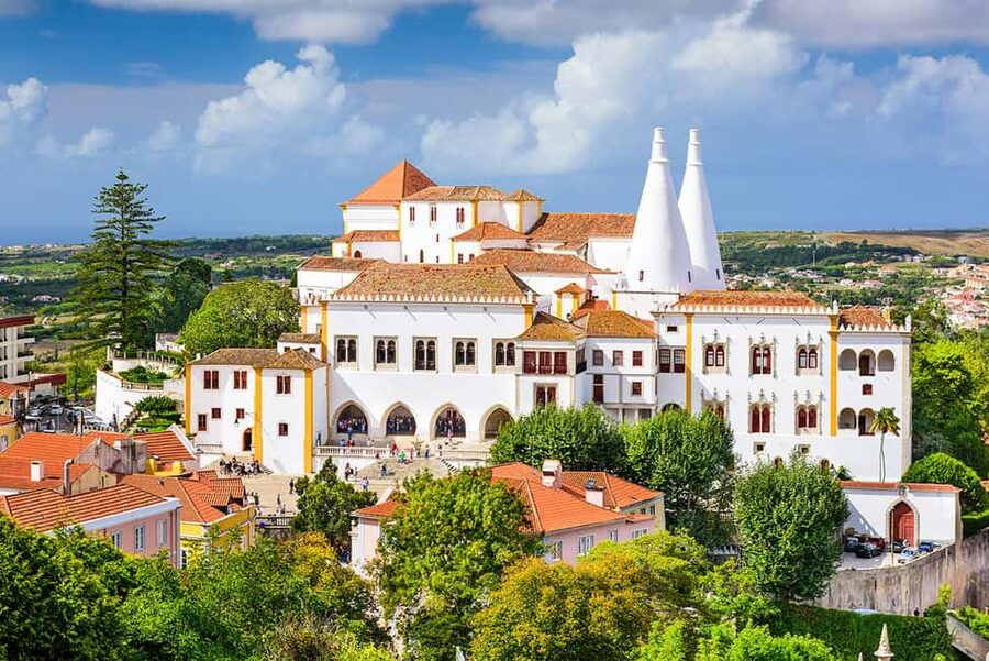 Lisbon: Pena Palace, Sintra, Roca & Cascais by Van - Two hours in Cascais