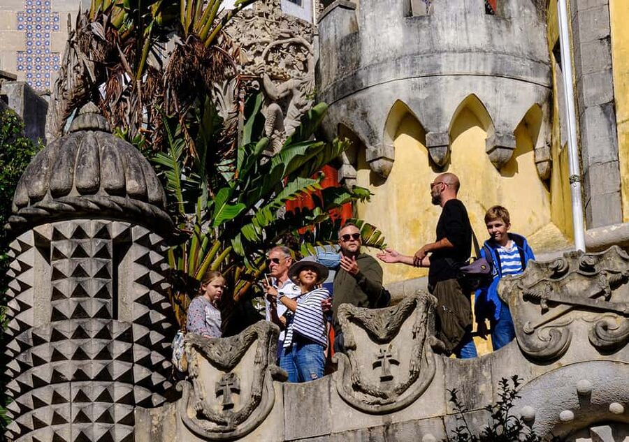 Lisbon: Pena Palace, Sintra, Roca & Cascais by Van - The ride from Lisbon to Sintra