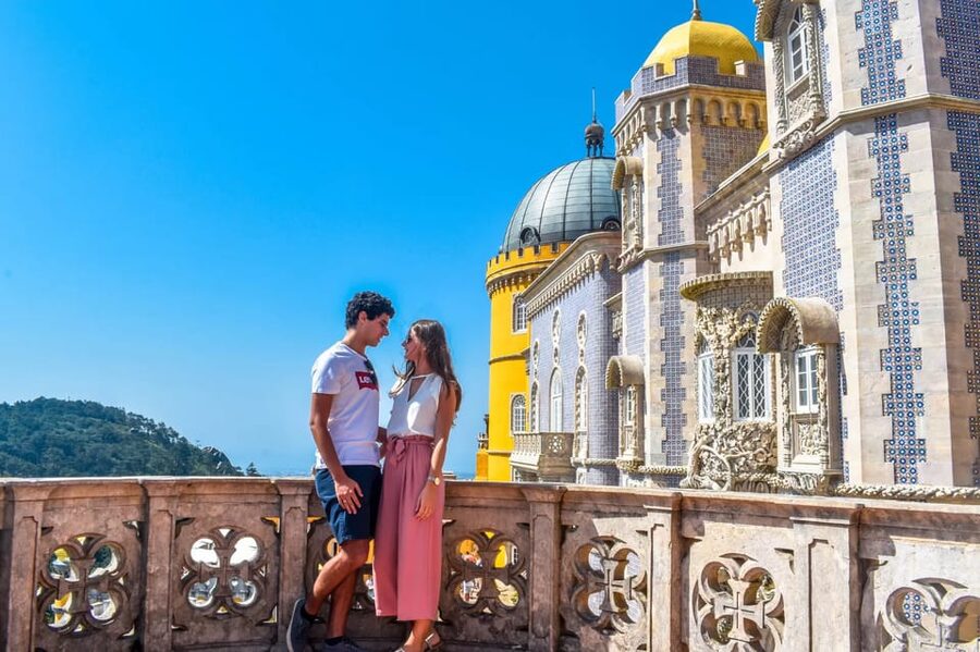 Lisbon: Sintra, Pena Palace & Cascais Guided Tour - Pena Palace: the colorful centerpiece