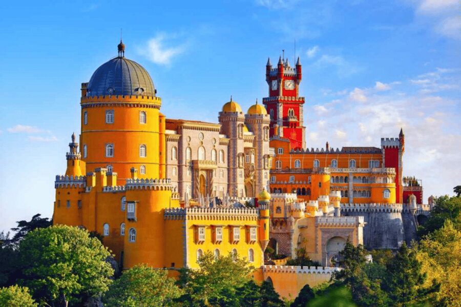 Lisbon: Sintra, Pena Palace & Cascais Guided Tour - Riding from Lisbon toward Sintra