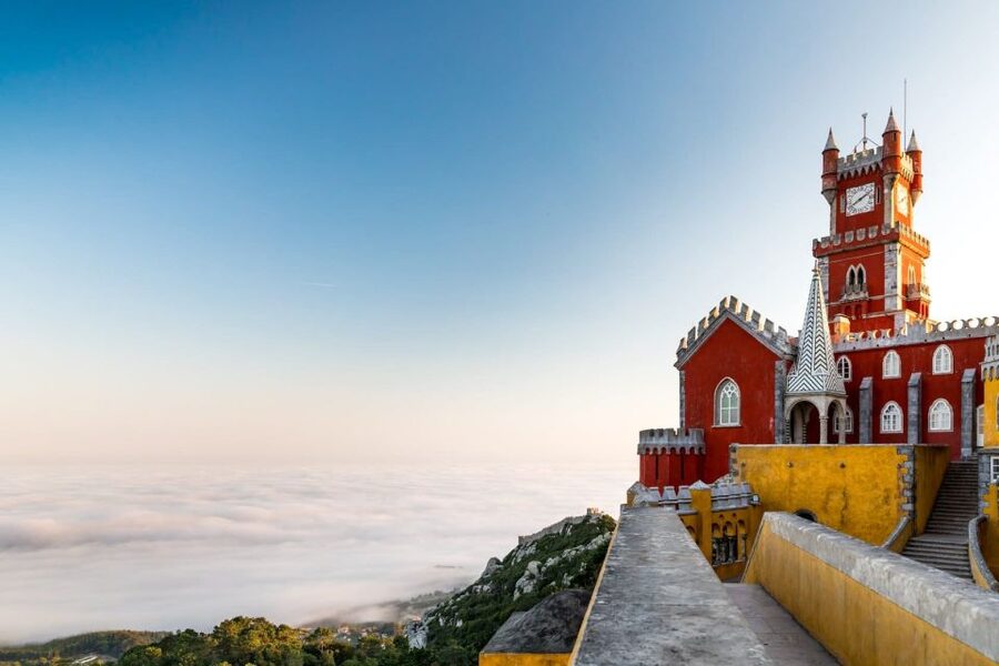 Lisbon: Sintra, Pena Palace, Quinta Regaleira, Cascais Tour - From Guincho Beach to the western coast