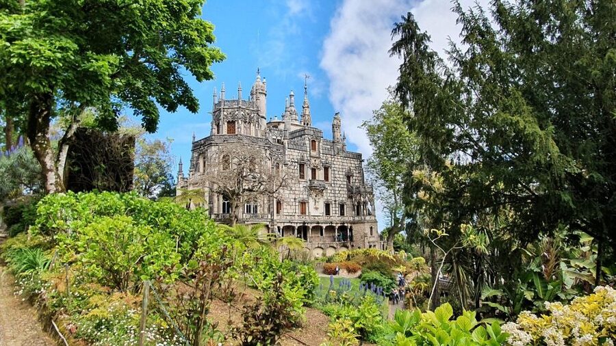 Lisbon: Sintra, Roca, Pena Palace, Quinta Regaleira passby - Seeing Quinta da Regaleira from the outside