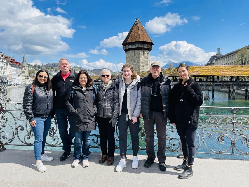 Lucerne CH Tour: Cheese, Chocolate, Chapel Bridge & Chateau - Lucerne Old Town at walking pace