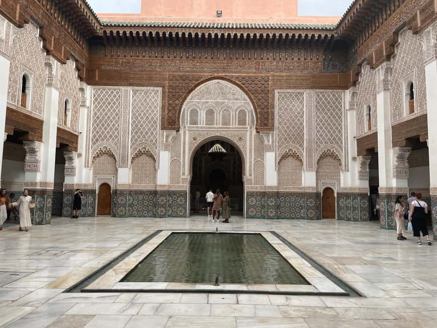 Marrakech: Bahia Palace, Madrasa Bn Yousef, Souk Medina Tour - Ending at Jemaa el-Fnaa
