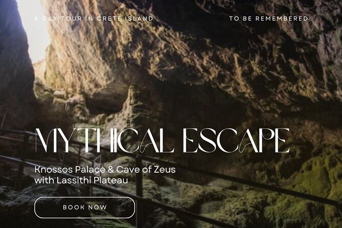 Mythical Escape: Zeus Cave & Knossos Palace with Lassithi Plateau from Heraklion - Knossos with private archaeological context