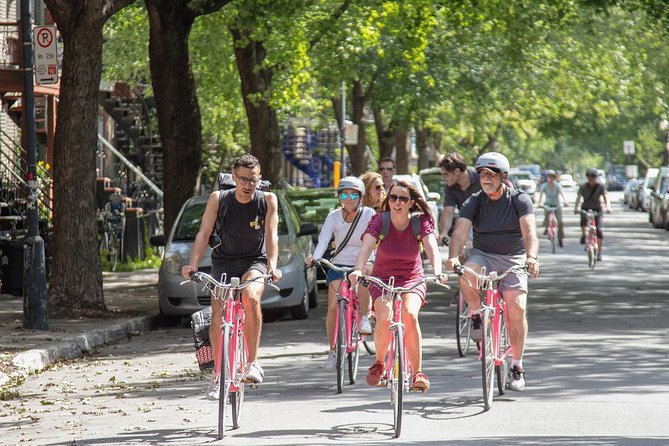 Non Touristy Pink Bike Tour by Spade & Palacio - Quartier des Spectacles and the Montreal Jazz Festival