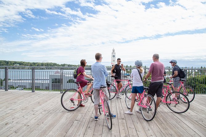 Non Touristy Pink Bike Tour by Spade & Palacio - Starting at Mount Royal and Jeanne-Mance Park